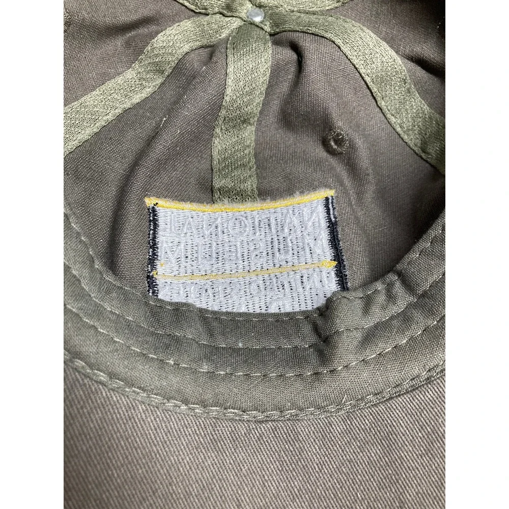National Museum United States Army Hat Cap Gray Adjustable‎ Strapback Cotton